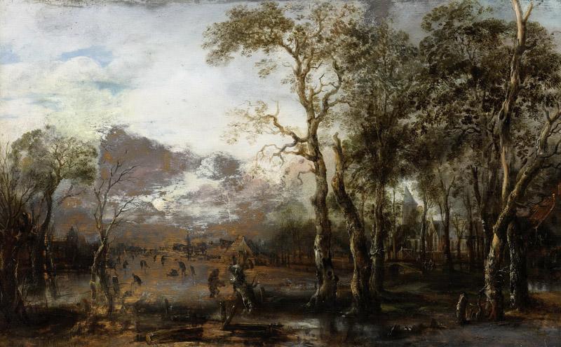Neer, Aert van der -- Landschap met jager, 1625-1640