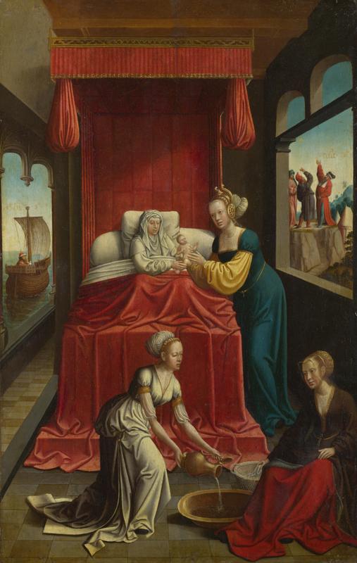 Netherlandish - The Birth of the Virgin