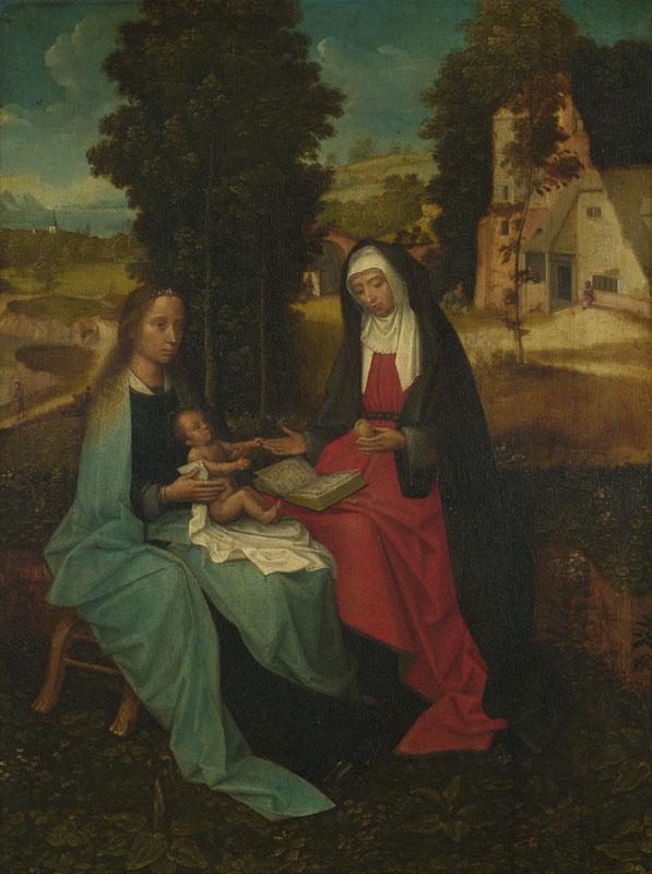 Netherlandish - The Virgin and Child with Saint Anne