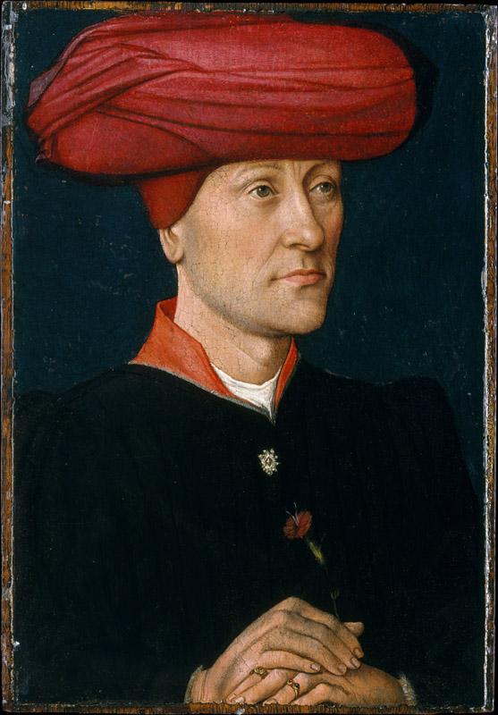 Netherlandish Painter--Portrait of a Man in a Turban