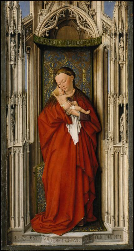 Netherlandish Painter--Virgin and Child in a Niche