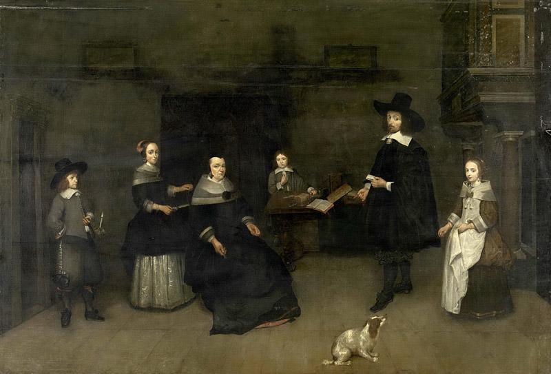 Netscher, Caspar -- Familietafereel, 1649-1684