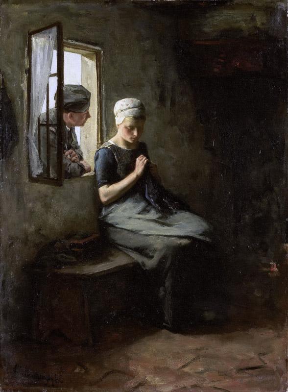 Neuhuys, Albert -- Vissersvrijage, 1880