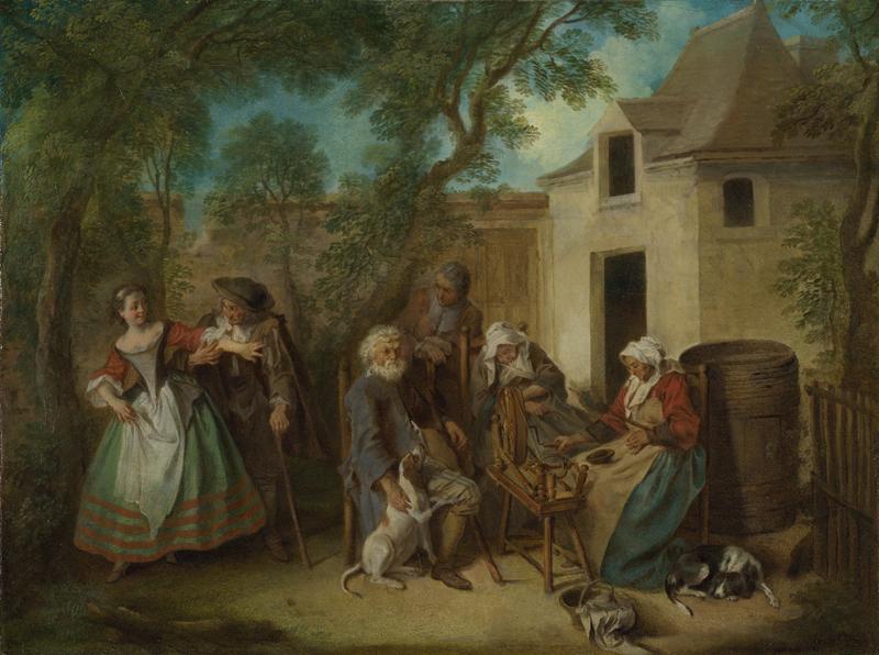 Nicolas Lancret - The Four Ages of Man - Old Age