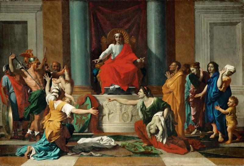 Nicolas Poussin -- Judgment of Solomon