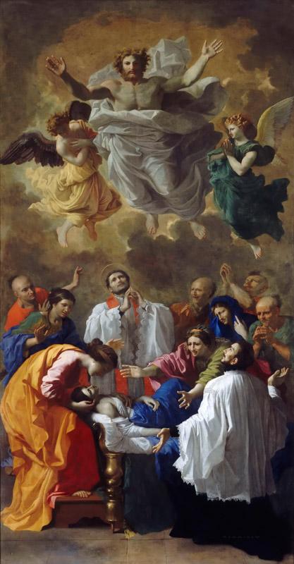 Nicolas Poussin -- Saint Francis Xavier resurrecting the son of an inhabitant of Cangoxima