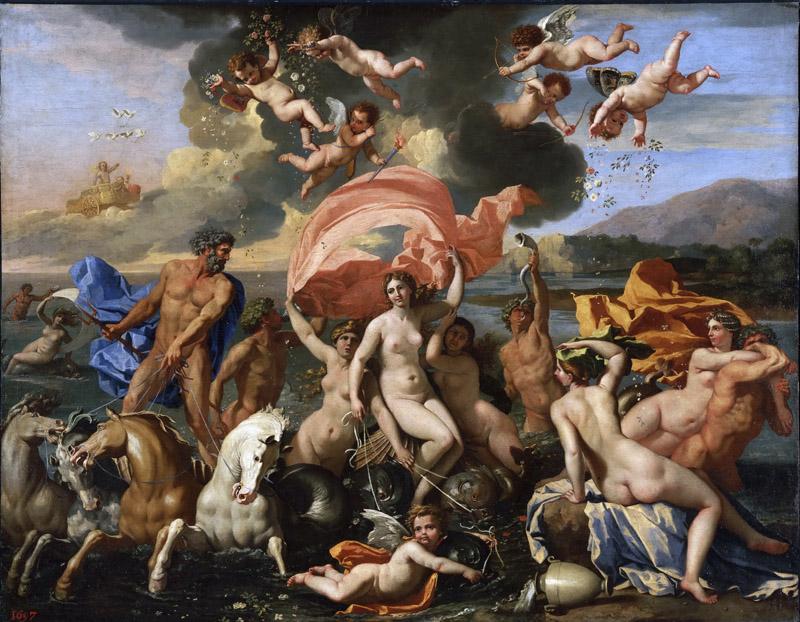 Nicolas Poussin, French, 1594-1665 -- The Birth of Venus