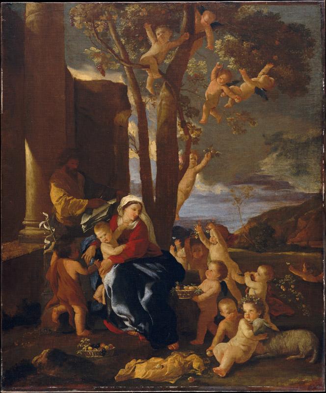 Nicolas Poussin--The Rest on the Flight into Egypt