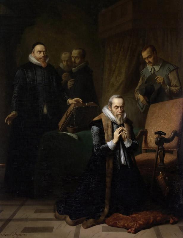 Opzoomer, Simon -- Het laatste gebed van Johan van Oldenbarneveldt, 1840 - 1878