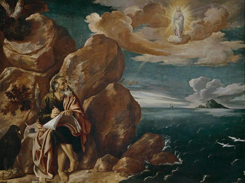 Orrente, Pedro de-San Juan Evangelista en la isla de Patmos-99,5 cm x 131,5 cm