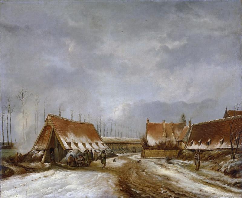 Os, Pieter Gerardus van -- De kazematten voor Naarden in 1814