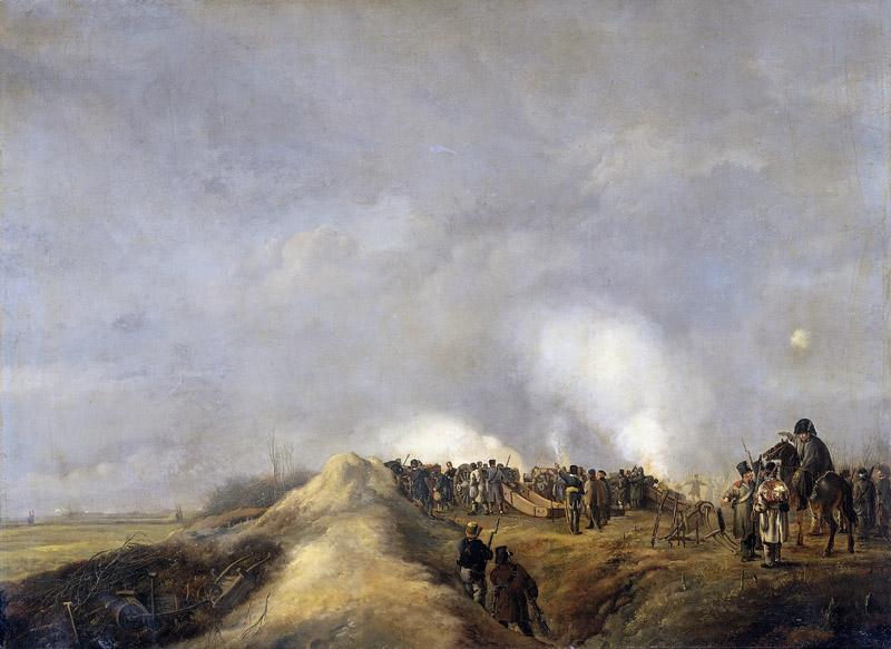 Os, Pieter Gerardus van -- Het beschieten van Naarden, april 1814
