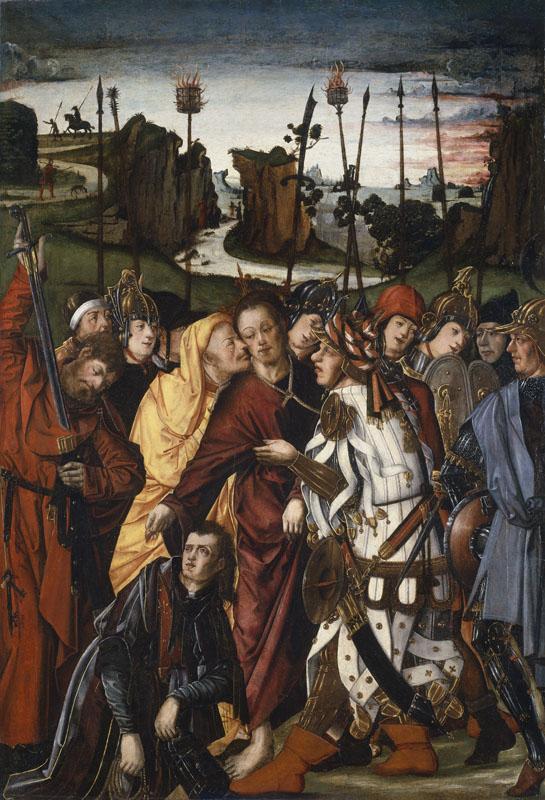 Osona, Francisco de Osona, Rodrigo de-El Prendimiento de Cristo-126 cm x 84 cm