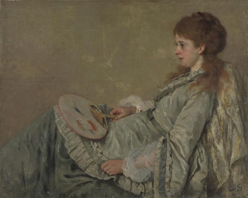 Otto Franz Scholderer - Portrait of the Artist Wife