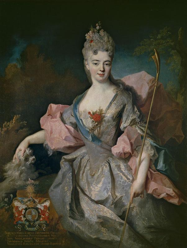 Oudry, Jean Baptiste-Lady Mary Josephine Drummond, condesa de Castelblanco