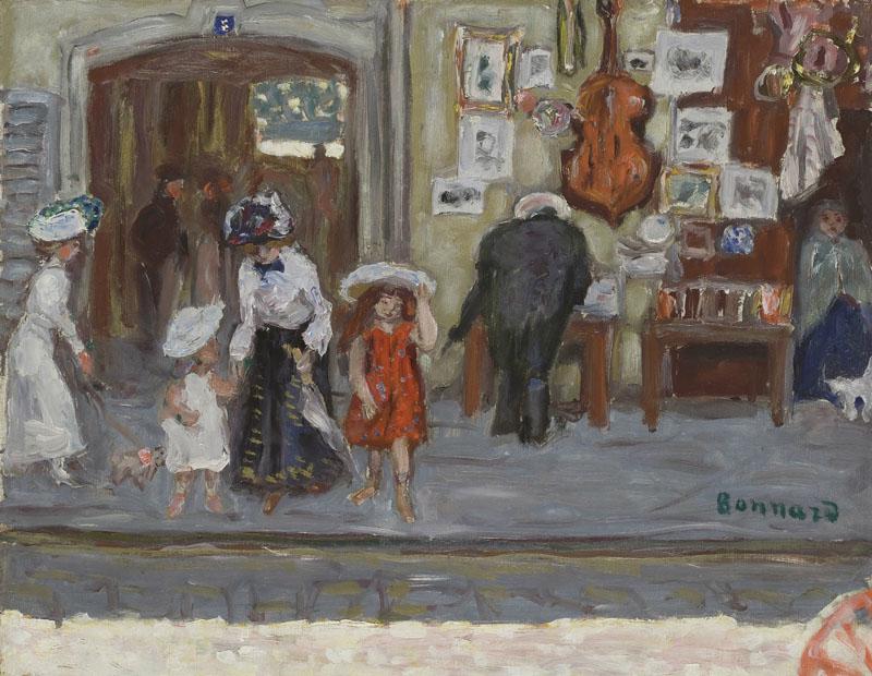 PIERRE BONNARD-DANS LA RUE