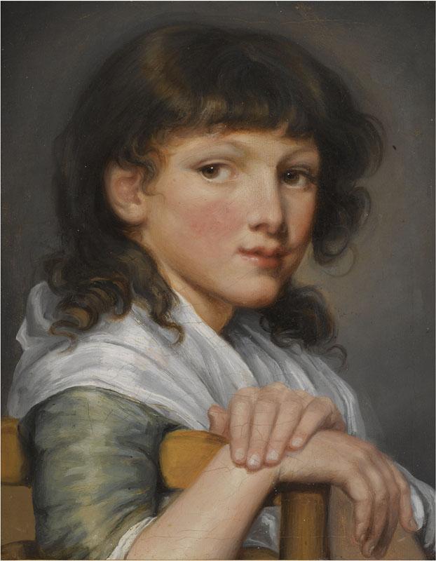 PORTRAIT OF A GIRL, HEAD AND SHOULDERS