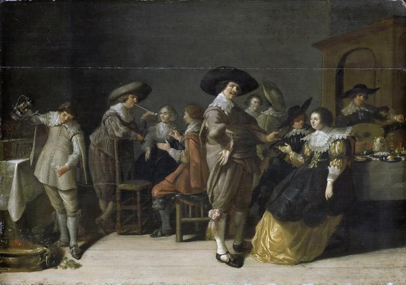 Palamedesz., Anthonie -- Voornaam gezelschap in een kamer, 1630