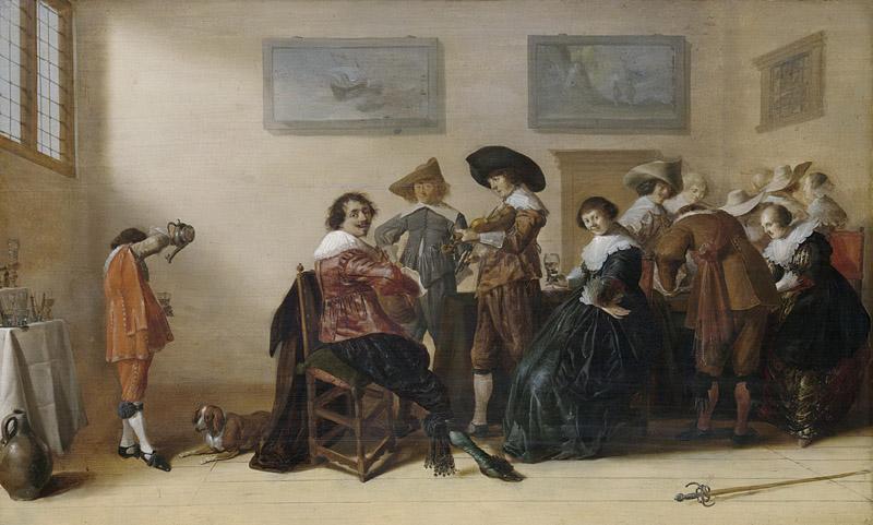 Palamedesz., Anthonie -- Vrolijk gezelschap in een kamer, 1633