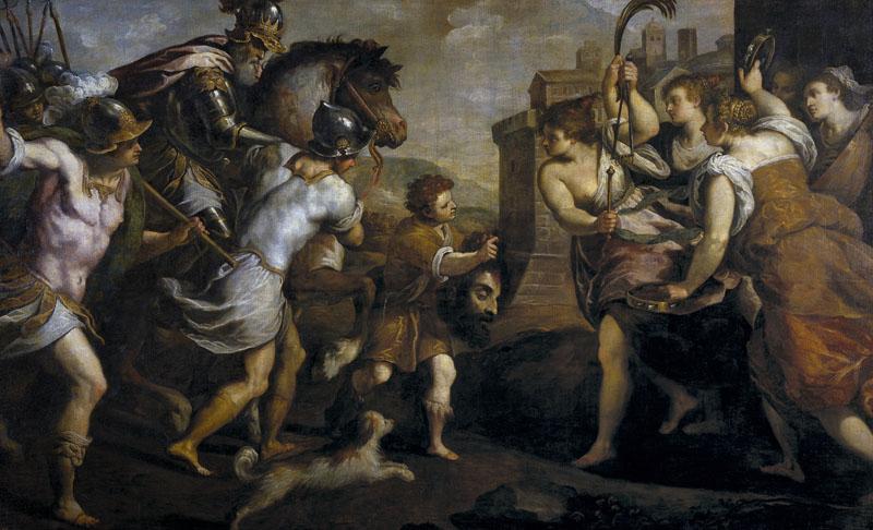 Palma il Giovane-David vencedor de Goliat-207 cm x 337 cm