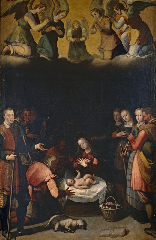 Pantoja de la Cruz, Juan-El Nacimiento de Cristo-260 cm x 172 cm