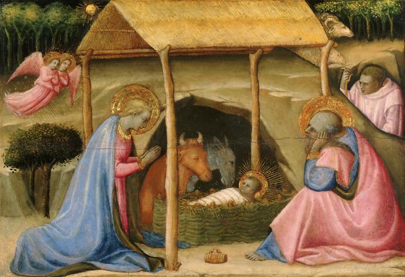 Paolo Schiavo (Paolo di Stefano Badaloni), Italian (active Florence and environs), 1397-1478 -- The Nativity
