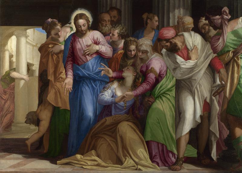 Paolo Veronese - Christ addressing a Kneeling Woman