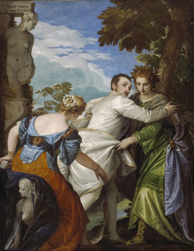 Paolo Veronese - The Choice Between Virtue and Vice, c.1580