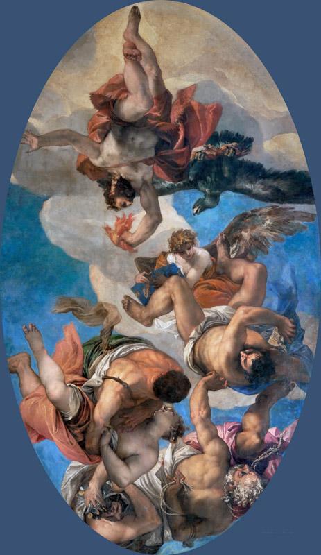 Paolo Veronese -- Jupiter Punishing the Vices