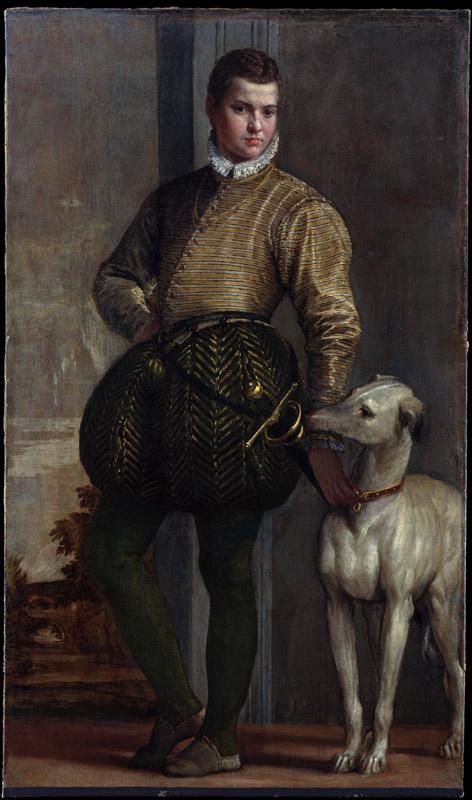 Paolo Veronese--Boy with a Greyhound