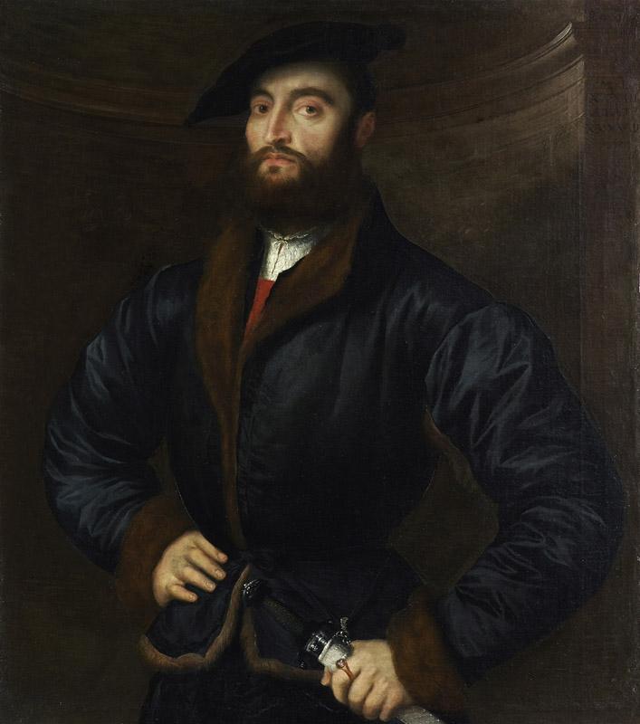 Paris Bordone - Portrait of a Bearded Man, 1533