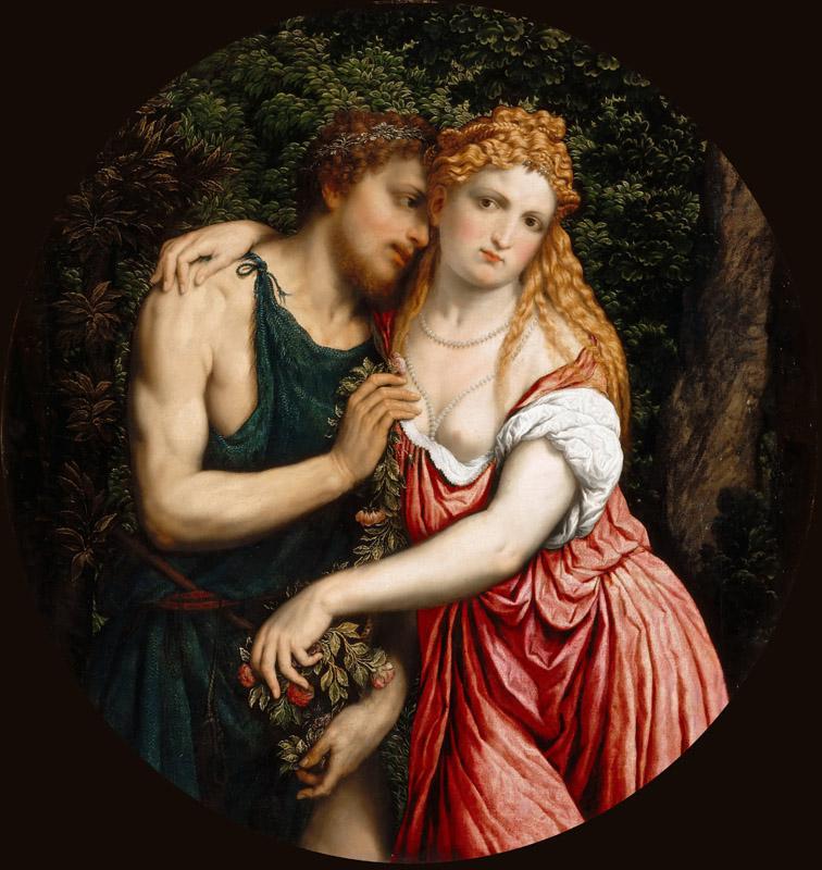 Paris Bordone -- Representation of a mythological Couple