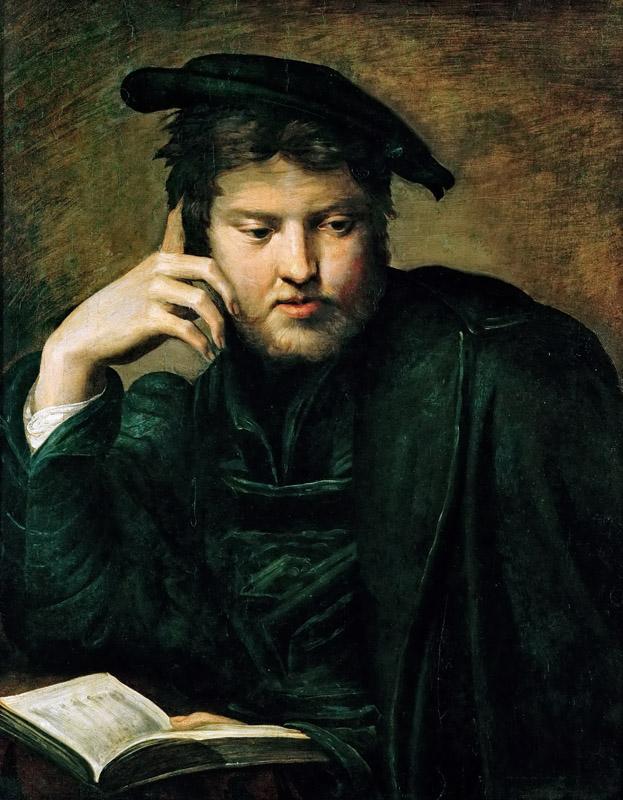 Parmigianino -- Portrait of a Man with a Book
