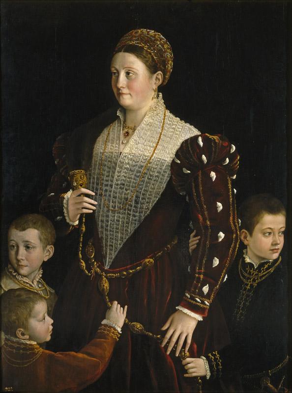 Parmigianino. Girolamo Francesco Maria Mazzola (y taller)-Camilla Gonzaga,