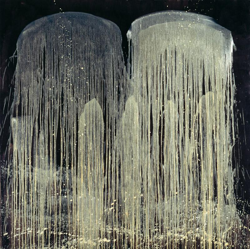 Pat Steir - Double Waterfall for a Simple Afternoon, 1990