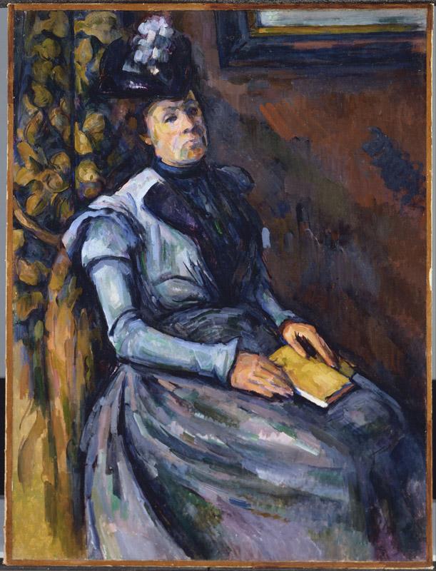 Paul Cezanne (1839-1906)-Seated Woman in Blue