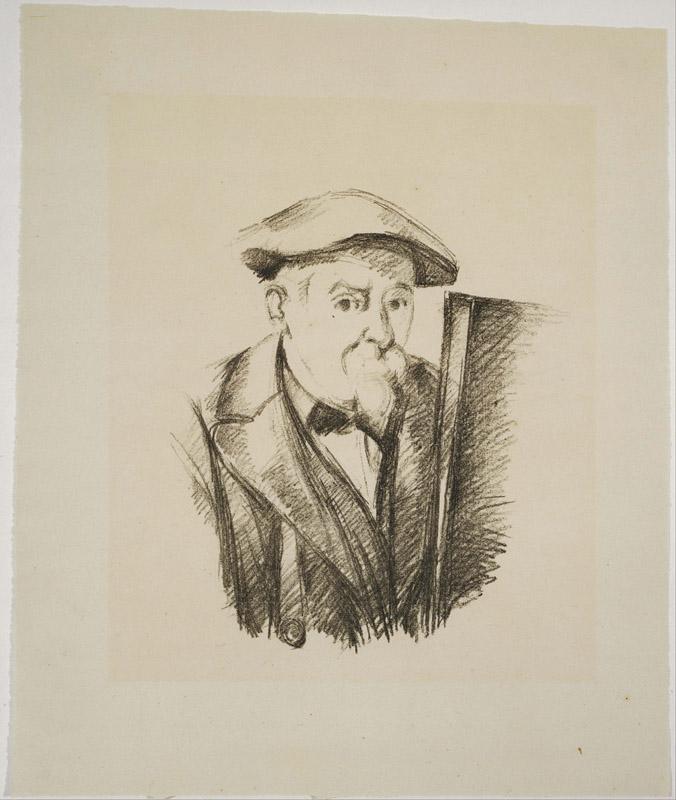 Paul Cezanne (1839-1906)-Self-Portrait