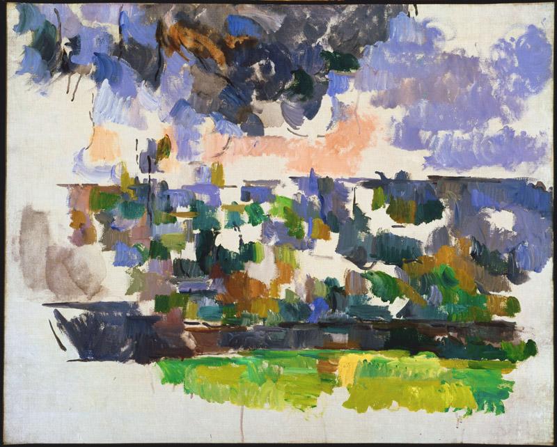 Paul Cezanne (1839-1906)-The Garden at Les Lauves (Le Jardin des Lauves)