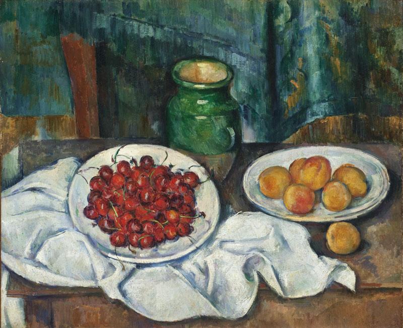 Paul Cezanne - Still Life With Cherries And Peaches
