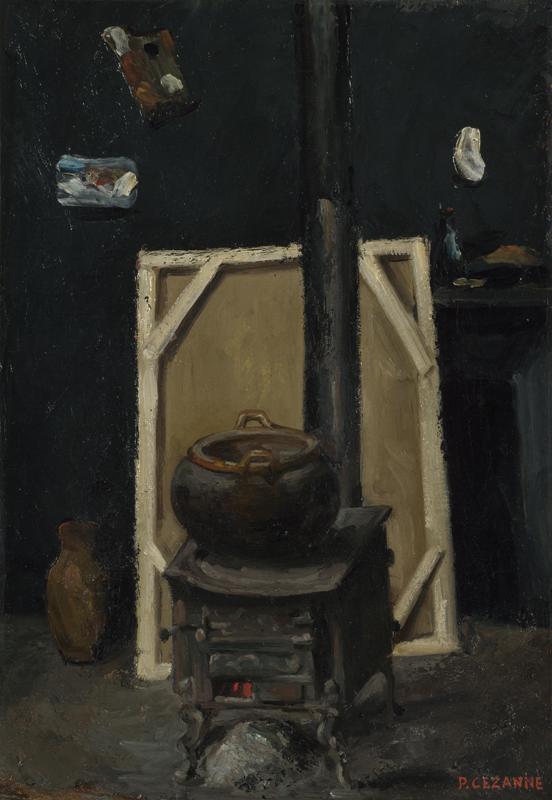 Paul Cezanne - The Stove in the Studio