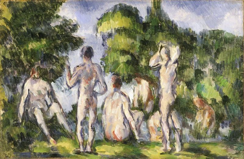 Paul Cezanne, French, 1839-1906 -- Group of Bathers