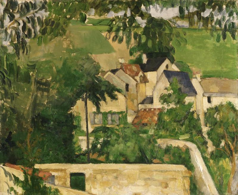Paul Cezanne, French, 1839-1906 -- Quartier Four, Auvers-sur-Oise (Landscape, Auvers)