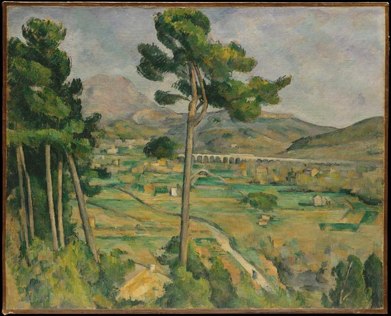 Paul Cezanne--Mont Sainte-Victoire and the Viaduct of the Arc River Valley