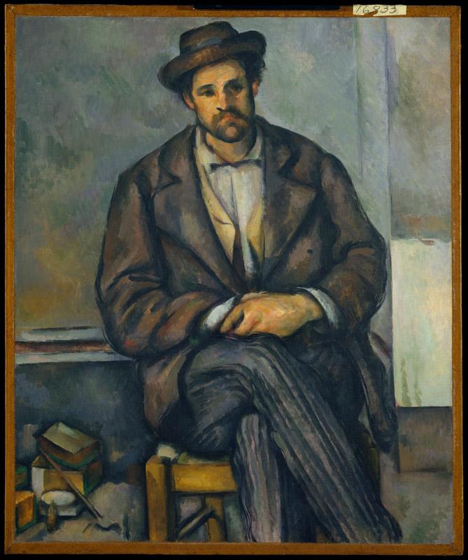 Paul Cezanne--Seated Peasant