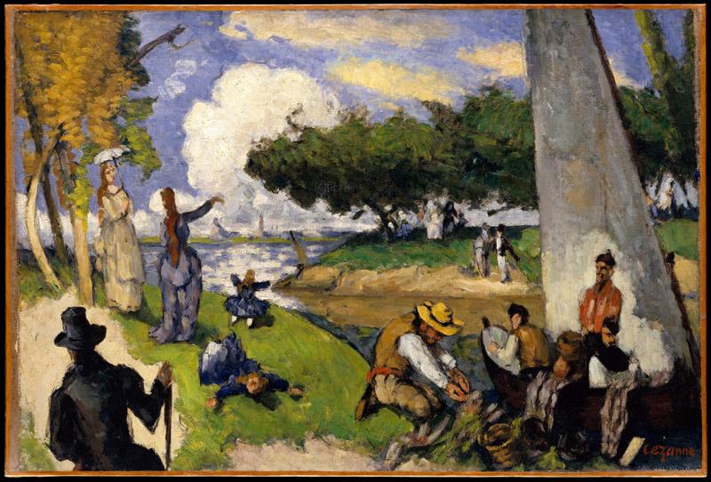 Paul Cezanne--The Fishermen (Fantastic Scene)