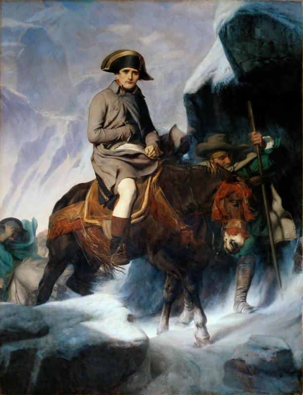 Paul Delaroche -- Bonaparte Crossing the Alps