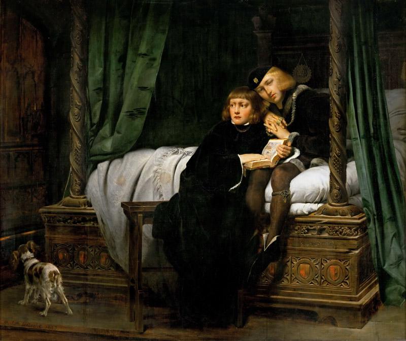 Paul Delaroche -- The Children of Edward IV in the Tower