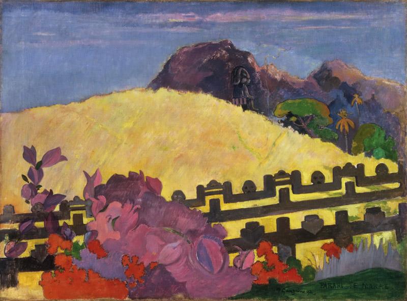 Paul Gauguin, French, 1848-1903 -- The Sacred Mountain (Parahi Te Marae)