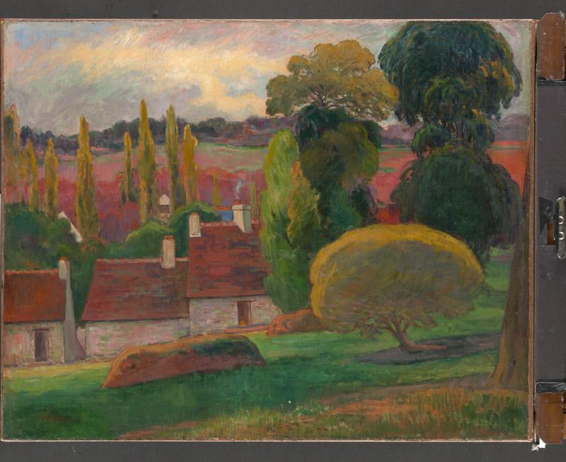Paul Gauguin--A Farm in Brittany