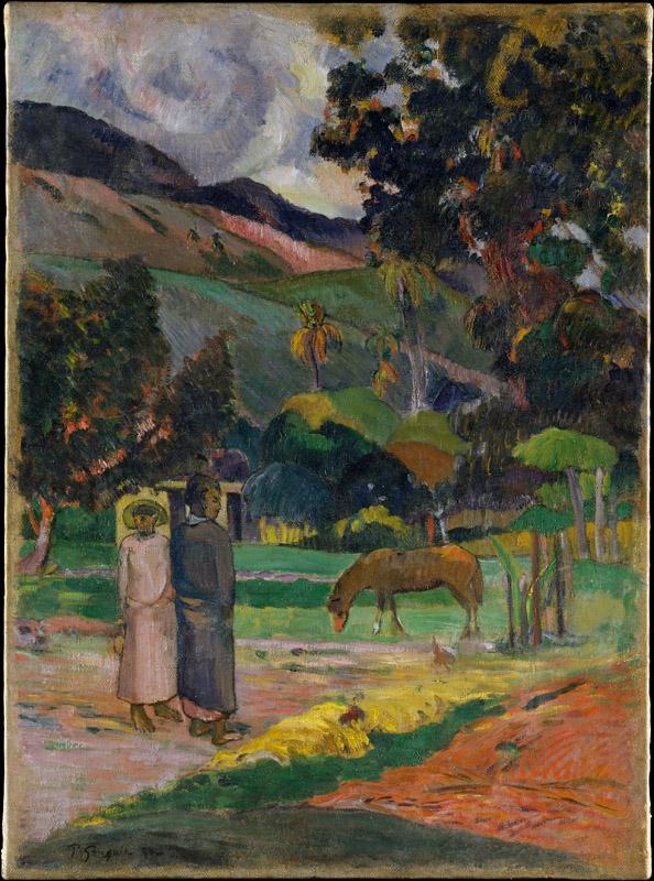 Paul Gauguin--Tahitian Landscape